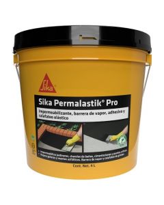 Permalastik Pro impermeabilizante asfáltico multisuperficie negro 1 gal Sika