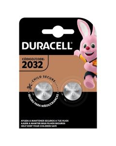 Bateria tipo boton 2032 duracell unidad