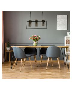 lampara colgante negro 3lts e27 60w n/b