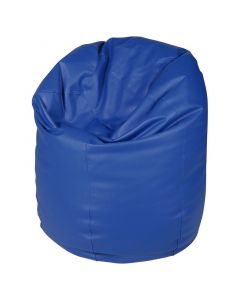 Bean bag cuerina, 117x108x108cm, azul