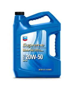 Aceite para motor  a gasolina chevron supreme 20w50, 4.73 litros
