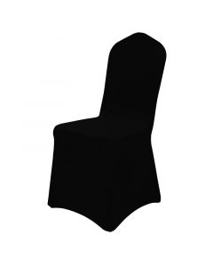 Cobertor de silla de spandex 80,5 x 63 x 44,5 cm negro Basic Living