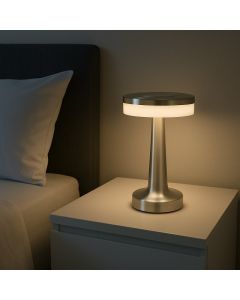 Lámpara mesa LED 3 W dorado y negro usb + touch + atenuable 25063-4