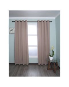 Cortina blackout, liso taupe, 229 x 137cm