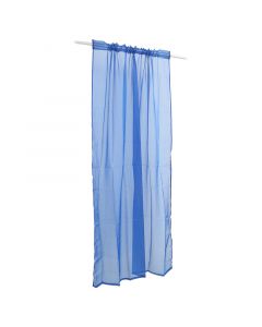 Cortina tergal azul 132 x 223.5 cm