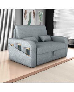 Sofa cama tela Lady Dai 2 asientos gris