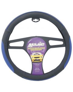 Cubrevolante lux y contempo negro y azul