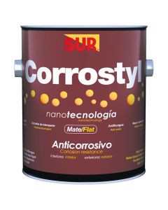 PINTURA ANTICORROSIVA CORROSTYL BASE AGUA COLOR BLANCO GALÓN