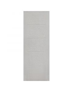 Puerta entamborada hdf amparo texturizada 90x207 cm 35 mm blanco