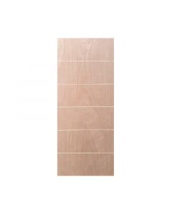 Puerta entamborada plywood toscana 85 x 207 cm 35 mm natural