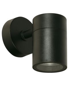 Lámpara de pared para exterior negro 1 luz gu10 23667