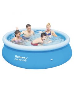 PISCINA REDONDA DE FÁCIL INSTALACIÓN, 244X66CM, AZUL