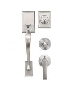 Entrada principal con llave cerrojo sencillo liberty niquel satinado