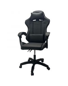Silla ejecutiva gamer de cuero sintético negro 137 x 48 x 49 cm 100 kg