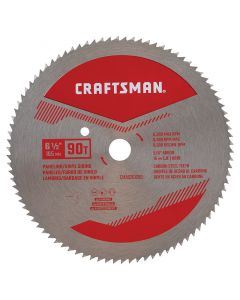 Disco para sierra circular  6-1/2" (90 dientes) craftsman