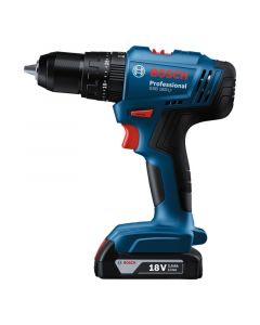 Taladro percutor atornillador inalámbrico 1/2" 18 V Bosch incluye 2 baterías + 1 cargador