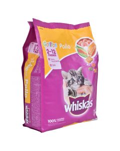 Alimento para gatos, whiskas gatitos 1.5 kilogramos
