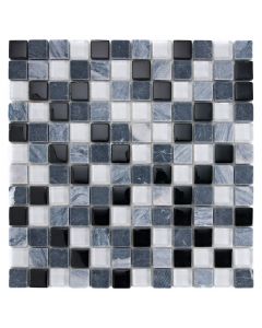 Malla decorativa vidrio y mármol 30 x 30 cm Simba 2