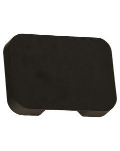 Lámpara de pared para exterior negro led 3000 k 23673