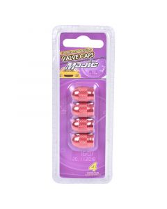 VALVULAS LLANTA ROJO 4 PIEZAS