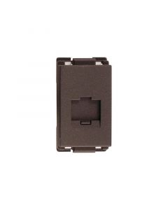 Toma RJ45 Cat 5e negro Eagle Línea T&J modular (10% de descuento a partir de 3 unidades)