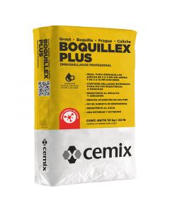 Boquillex plus con arena negro saco 10 kg cemix