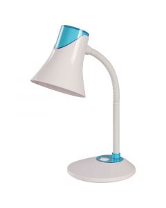 Lámpara escritorio 1 luz e-2711w azul