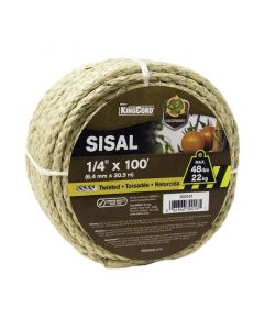 CUERDA SISAL TORCIDA 1/4X30M