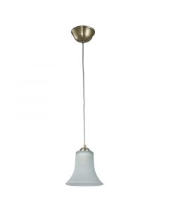 Lampara colgante con base enroscable 1luz t e27 60