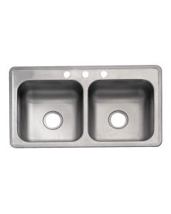 Lavatrastos acero inoxidable empotrar 1 fosa 64 x 56 cm Aqua Nuova