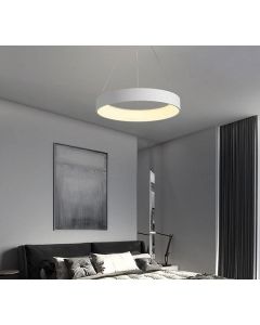 Lámpara colgante moderna blanco 1 luz 33618-1
