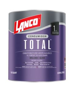 Pintura aceite total mahogany 1/4 galón