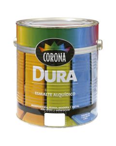 Pintura aceite dura negro brillante 1 galón