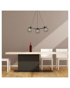 Lámpara colgante moderna 3 luces e27 23134