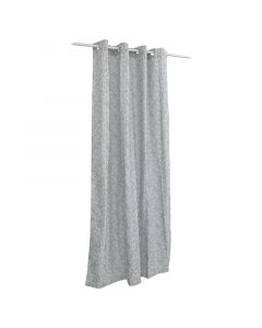 Cortina general flores verde 127 x 229 cm