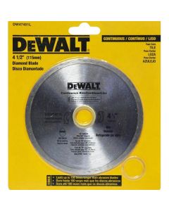 Disco Diamantado 4-1/2'' Continuo Corte Mojado Dewalt