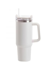 Vaso insulado blanco 1.2 L cierre manual