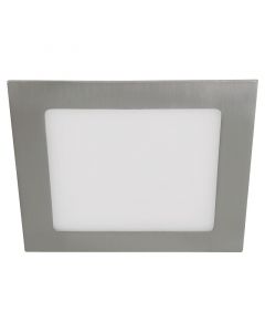 Panel empotrable led cuadrado, 12w, luz fría, satin