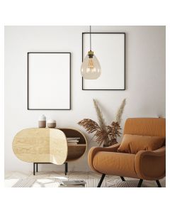 Lámpara colgante negro 1l e27 60w