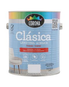 Pintura látex Clásica zapote mate 1 gal Corona