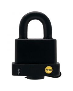 Candado 51 mm para intemperie de latón cubierta plástica yale