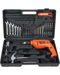 Kit taladro 1/2" 550w Black+Decker