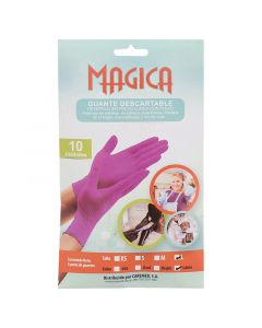 GUANTE DE LATEX C/POLVO, MULTIUSOS, TALLA L, 5 PARES, DESCAR