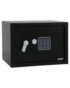 Caja de seguridad electrónica 25 x 35 x 25cm, negra, safewell