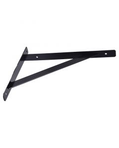 Ménsula reforzada 30 x 25 cm negra 165 lb