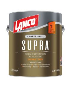 Látex supra satín blanco 1 galón