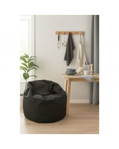 Bean bag, 56 x 88 x 88cm, oxford, negro