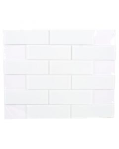 Malla vidrio metropolitan blanco, 30 x 30cm