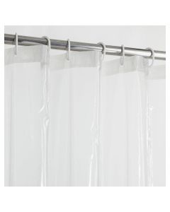 Cortina de baño pvc transparente 178x183 cm