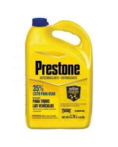 Refrigerante amarillo 35% 1 gal Prestone